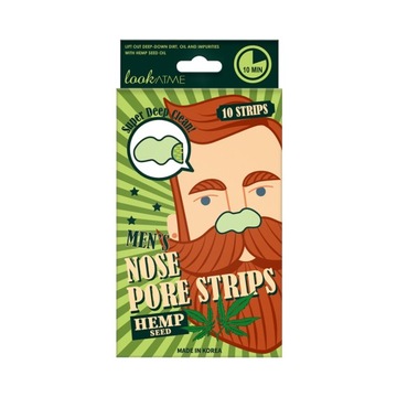 Look At Me Oczyszczające paski na nos dla mężczyzn Men's Nose Pore Strips H