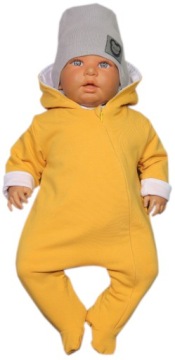 ДЕТСКИЙ КОМБИНЕЗОН ОСЕНЬ ВЕСНА Горчичный размер 68
