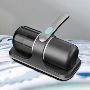 Vacuum Mite Remover, Handheld Bed Vacuum Effectively Low Noise gray