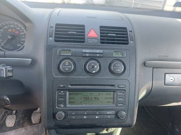 RAMKA KONSOLI ŚRODKOWA SCHOWEK GÓRNY + PANEL NAWIEWU + RADIO TOURAN I
