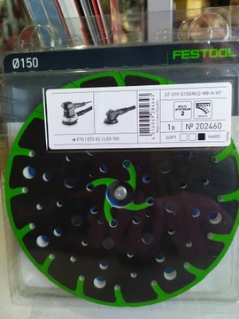 FESTOOL TALERZ SZLIFIERSKI TWARDY D150/MJ2-M8-HT 202460 do ETS 150 LEX 150