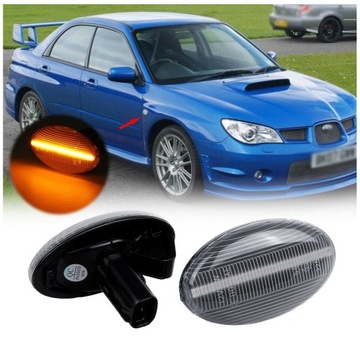 LED SMĚROVKY BÍLÉ SUBARU IMPREZA II 2001-08