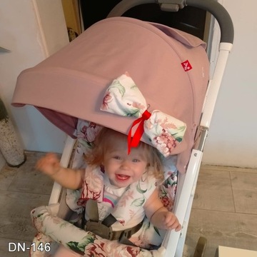 Двусторонняя вставка в коляску Подушка-мишка Тедди