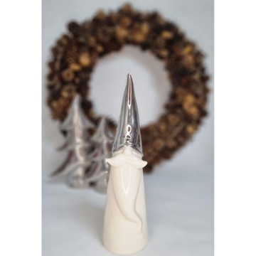 РОЖДЕСТВЕНСКИЙ ОРНАМЕНТ ФАРФОРОВАЯ ФИГУРКА САНТА ГНОМ СЛОН 17 СМ