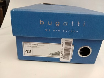 Bugatti buty męskie sneakersy skórzane skóra r.42