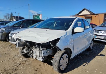 Mitsubishi Space Star Hatchback 5d Facelifting II 1.2 71KM 2021 Mitsubishi Space Star 2022r, SALON POLSKA. 1.2 Benzyna. AUTOMAT. Uszkodzon, zdjęcie 2