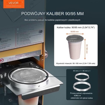 Zgrzewarka do kubków 500-650 kubków/h