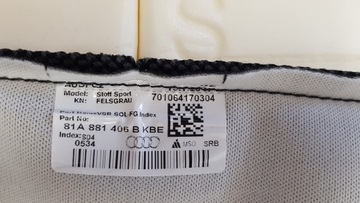 AUDI Q2 81A SEDADLO SEDAČKA SEDADLA FACELIFT 21R.