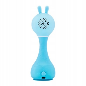 Погремушка Alilo Rabbit, синяя, 16 см