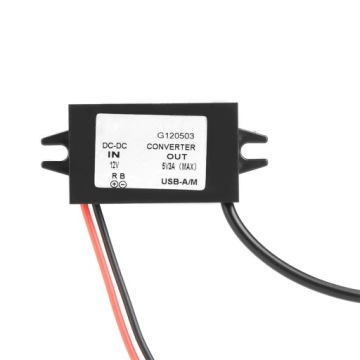 DC-DC 12 В до 5 В 3A USB Buck Converter Step Down