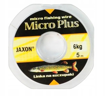 5m Linka na stalowe przypony na szczupaka JAXON Micro Plus 6kg