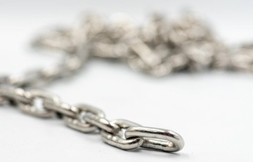 Цепь из кислотостойкой нержавеющей стали 5 мм DIN766 - 1 м