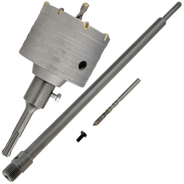 OTWORNICA FREZ DO BETONU 80MM SDS+ PRZEDŁUŻKA 350