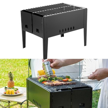 Гриль Складной портативный легкий гриль для курильщика