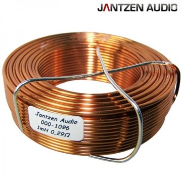 Vzduchová cívka Jantzen Audio 2,5 mH 0,52 ohm dr.1,4 mm průměr 81 mm, délka 31 mm