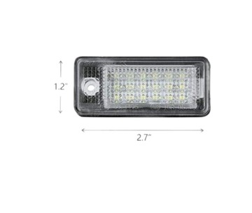 LAMPY LED PODSVÍCENÍ SPZ KOUŘOVÉ DO AUDI A3 A4 B6 B7 A6 C6 Q7