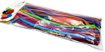 Длинные шары для лепки на день рождения НАБОР 100 шт + насос