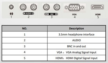 Монитор Hikvision DS-D5024FC черный