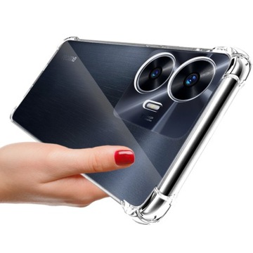 CASE ETUI PANCERNE 2x SZKŁO DO REALME C55