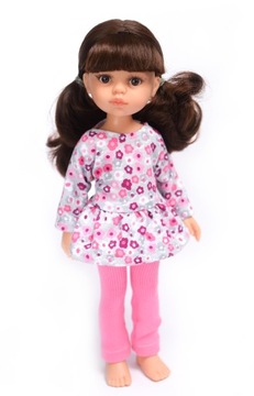 Ubranko dla lalki Paola Reina 32cm zestaw ubranek 2w1 tunika spodnie getry