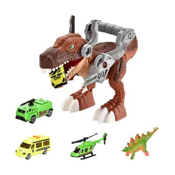 Pojazd połykający dinozaura Samochód pożerają