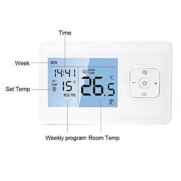 Inteligentny termostat grzewczy pieca 230 V Wi-Fi
