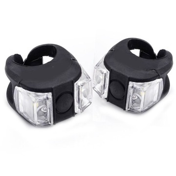 ВЕЛОСИПЕДНЫЕ ФАРЫ СВЕТОДИОДНЫЕ ВЕЛОСИПЕДНЫЕ ФАРЫ ПЕРЕДНЯЯ ЗАДНЯЯ 2 ШТ.