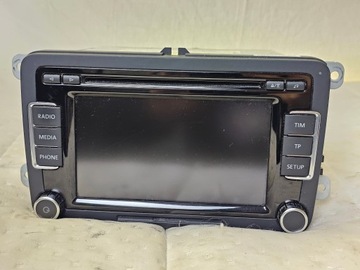 RADIO WYSWIETLACZ EKRAN NAVI NAWIGACJA VW PASSAT B6 GOLF VI 3C8035190C