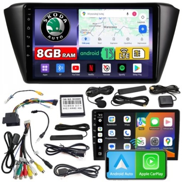 Autorádio Ncs ZQ9 Škoda Fabia 3 III 2014-2021 Android 8GB Lte