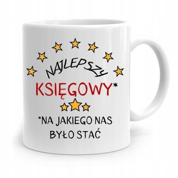 KUBEK KSIĘGOWEJ KSIĘGOWEGO NAJLEPSZY KSIEGOWY z Nadrukiem ze Zdjęciem
