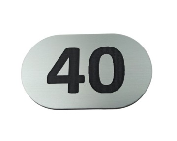 Numerek na drzwi 5 x 3 cm Numerek na szafkę