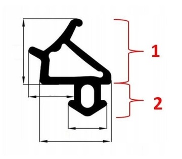 Уплотнитель Уплотнители для окон Панорама С-232 СЕРЫЙ