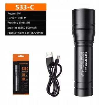 S33 Мини Портативный Светодиодный Фонарик Сильная Охота
