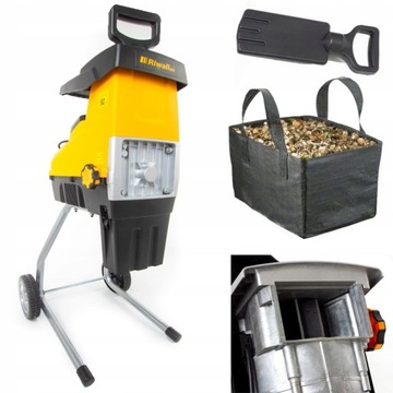 SAMOZASYSAJĄCY ROZDRABNIACZ ELEKTRYCZNY RĘBAK DO GAŁĘZI WALCOWY FREZOWY PRO