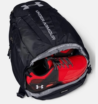 Plecak Under Armour Szkolny sportowy HUSTLE 5.0 Czarny 29L Na laptopa