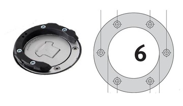 TANKRING EVO SW-MOTECH 6 ŚRUB, YAMAHA BULLDOG -05