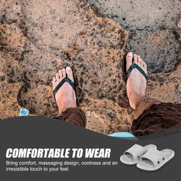 Унисекс Простые массажные тапочки для ног