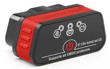 Interfejs diagnostyczny ELM327 OBD2 Bluetooth 5.0 Polski Android iOS