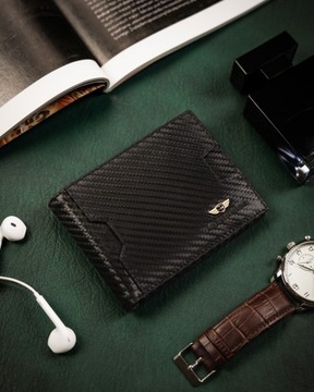 PETERSON STOP RFID PORTFEL MĘSKI MAŁY SLIM CIENKI