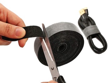 ПРОЧНАЯ УНИВЕРСАЛЬНАЯ ЛЕНТА-ВЕЛКРО 1,5 СМ КАБЕЛЬНЫЙ ОРГАНАЙЗЕР 2 М