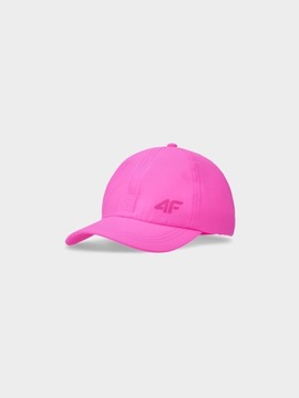 CZAPKA 4F DZIEWCZĘCA Z DASZKIEM STRAPBACK - FUKSJA