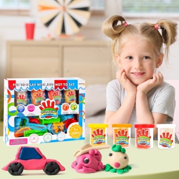 ПЛАСТИКОВОЕ ТЕСТО ТЕСТО 4 ЧАШКИ ПРИНАДЛЕЖНОСТИ ПЛАСТИКОВОЕ ТЕСТО ТЕСТО