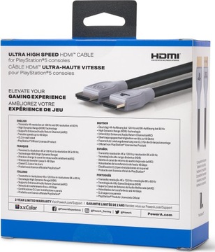 PowerA PS5 Сверхскоростной HDMI — кабель HDMI 3 м