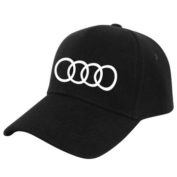 CZAPKA Z DASZKIEM AUDI LOGO BEJSBOLÓWKA