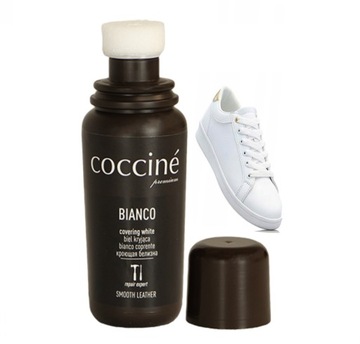Coccine Bianco Mocna Farba Korektor Kryjący Biel do Obuwia Butów