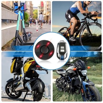 ВЕЛОСИПЕД СИГНАЛИЗАЦИЯ С КРОНШТЕЙНОМ БЕСПРОВОДНАЯ СИГНАЛИЗАЦИЯ 110 ДБ ЗАДНИЙ ВЕЛОСИПЕДНЫЙ ФОНАРЬ