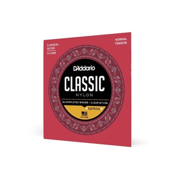 D'Addario EJ-27N 3/4 struny do gitary