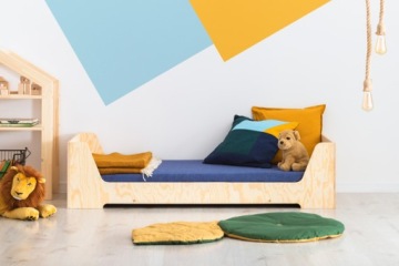 ДЕТСКАЯ ОДНОСПАЛЬНАЯ КРОВАТЬ - СОСНА = МОЛОДЫЕ ЛЮДИ