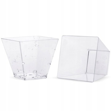PLASTIKOWE KUBECZKI 60 ML NA DESERY 50 SZT