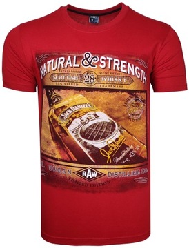 Koszulka męska t-shirt BUTELKA T1198 r. XL
